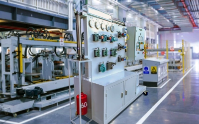 Instalación de sistema hidráulico en planta industrial