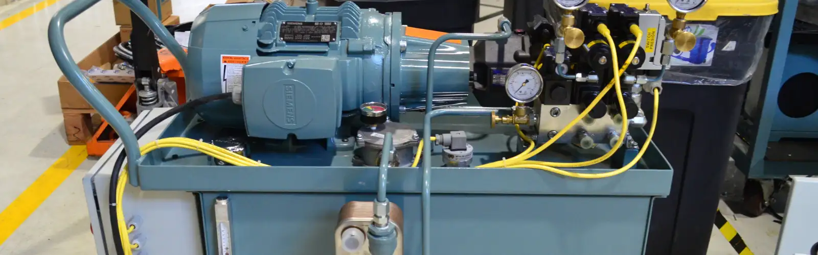 Diseño personalizado de unidades hidráulicas de productos Yuken